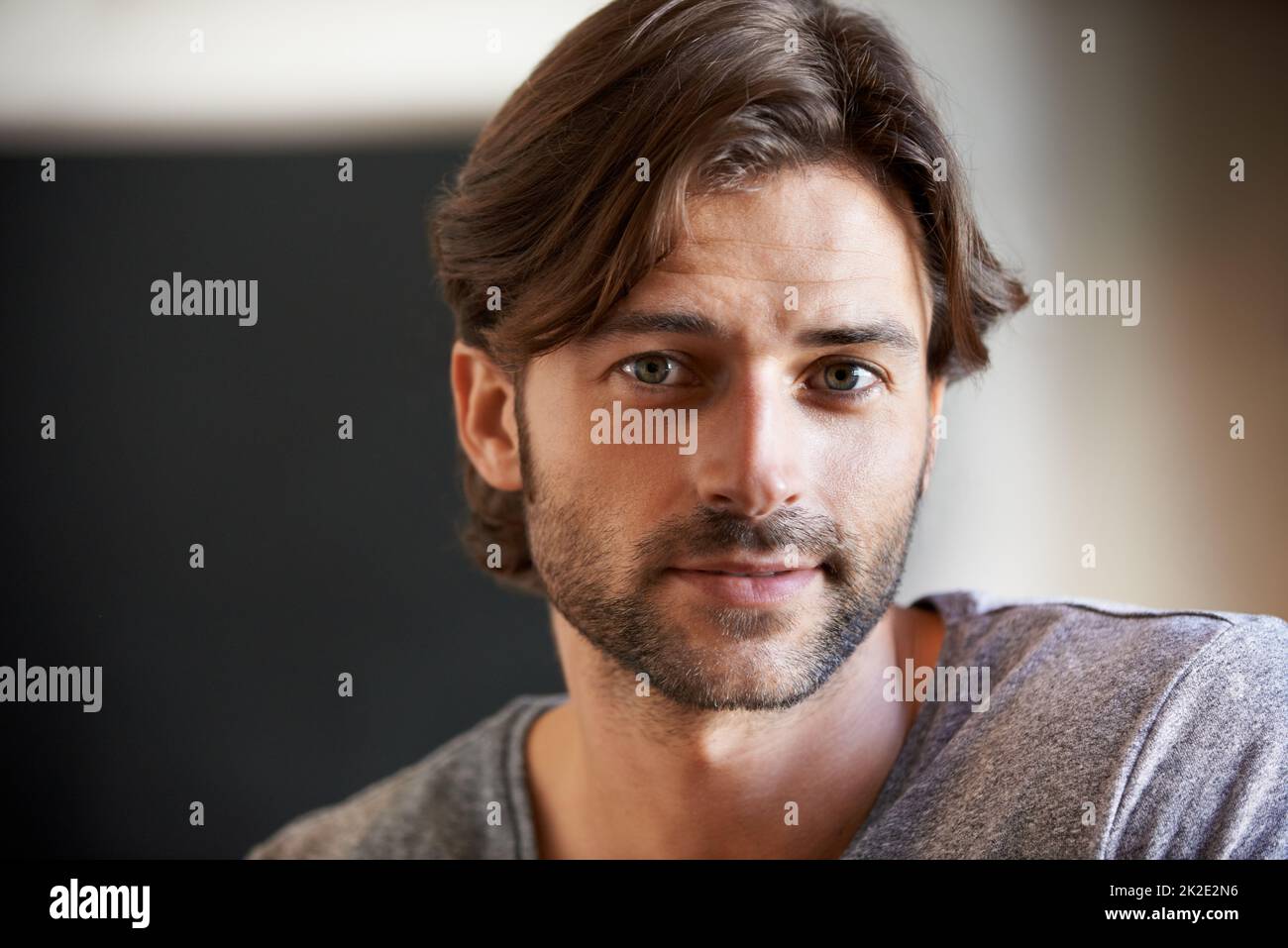 Candid shot man sitting alone hi-res stock photography and images - Alamy