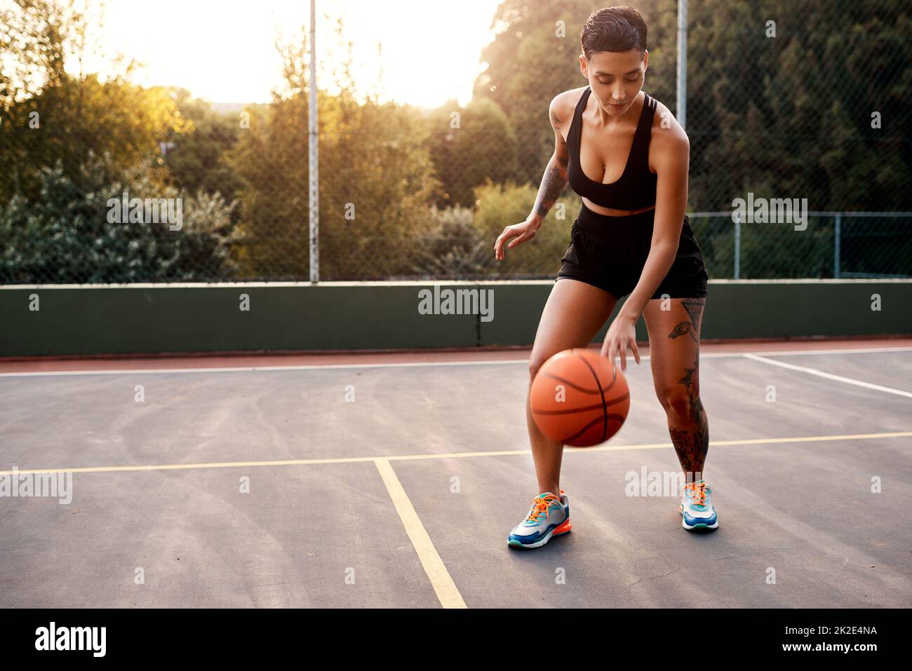 Warming up is essential. Full length shot of an attractive young sportswoman standing alone on a
