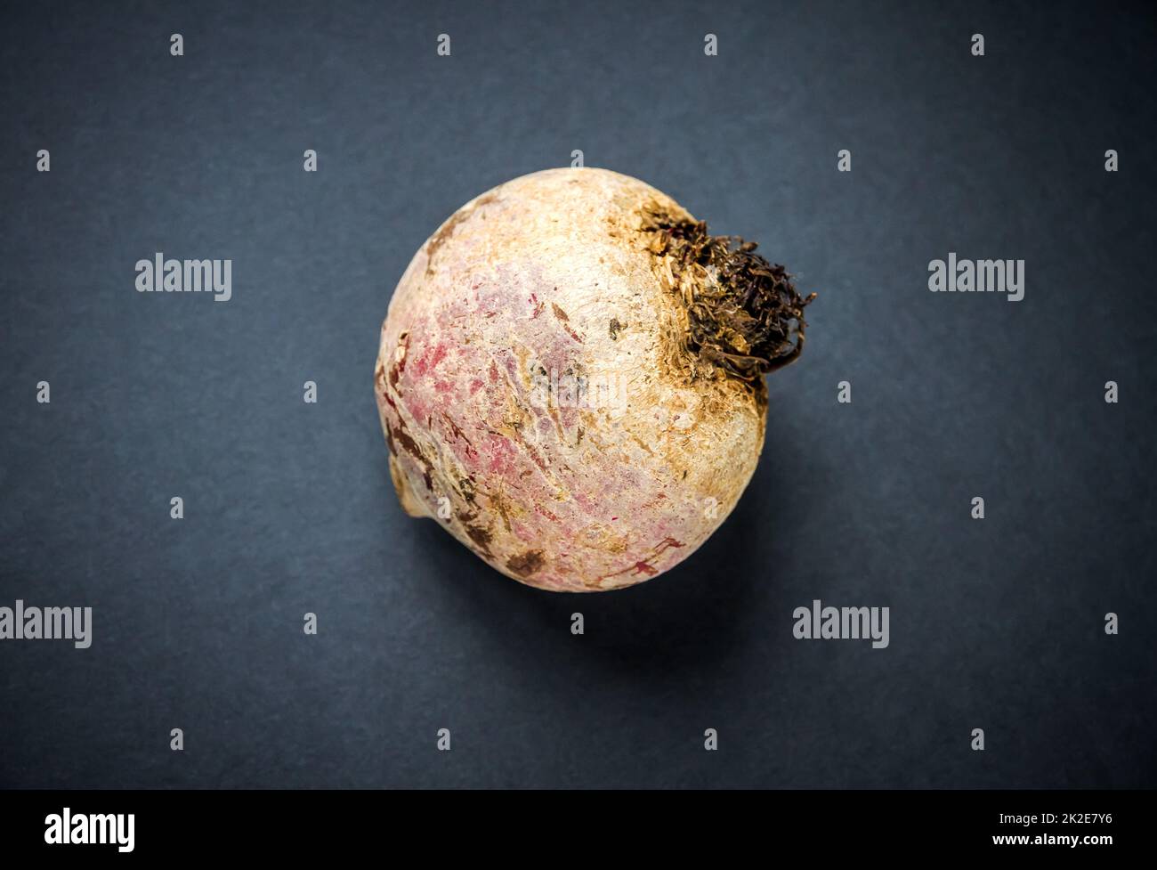 Beetroot on a black table background Stock Photo
