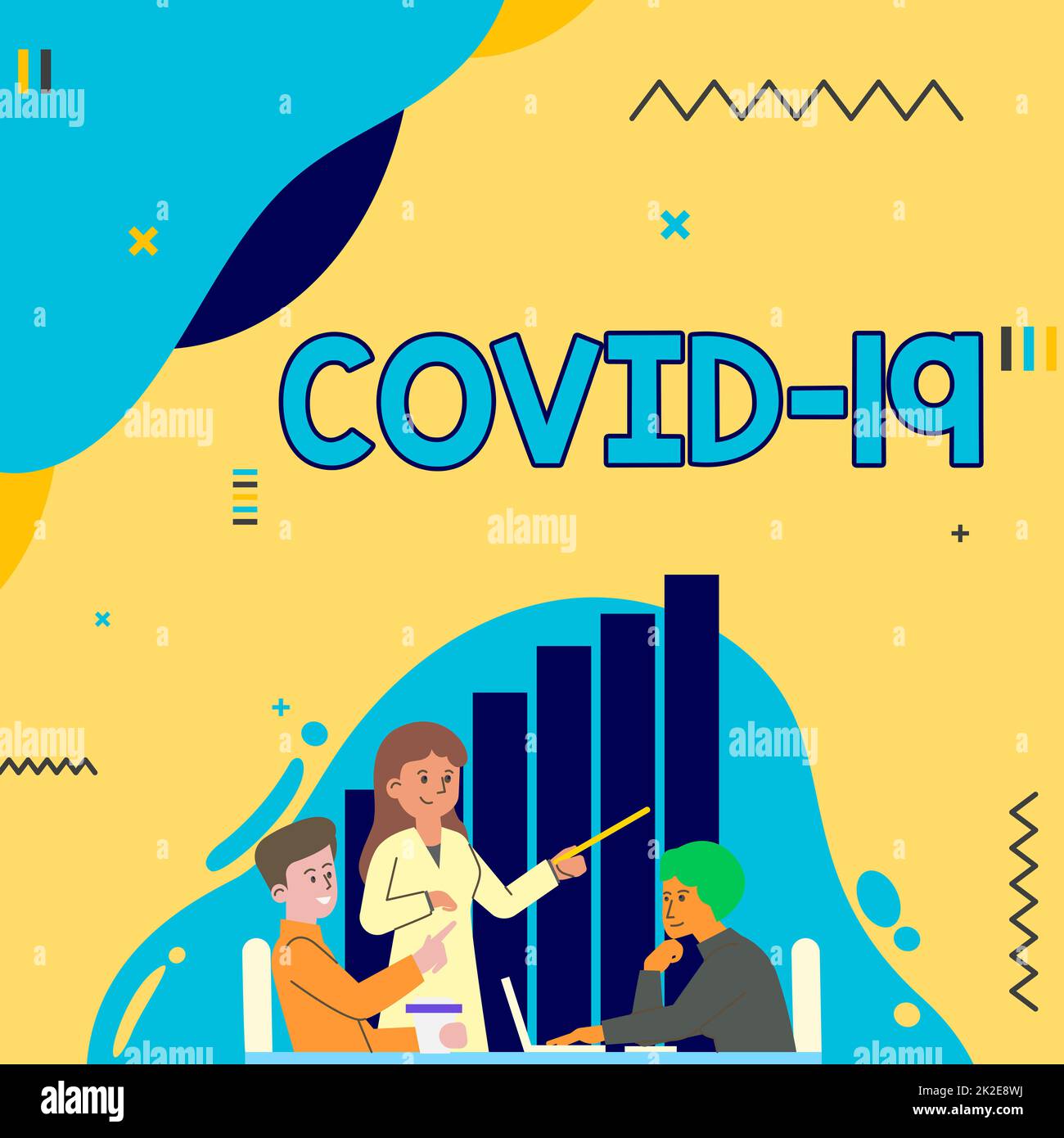 Sign displaying Covid19. Business showcase mild to severe respiratory illness that is caused by a coronavirus Lady Drawing Explaining To Her Teammate Stock Photo