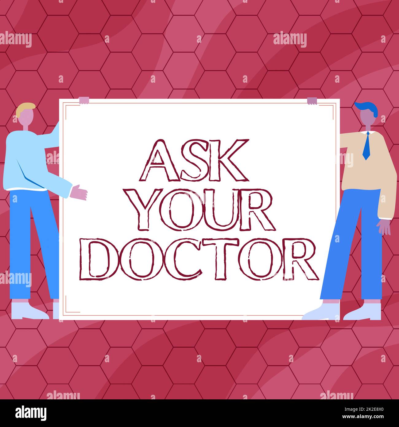 Text sign showing Ask Your Doctor. Business overview Consultation to ...