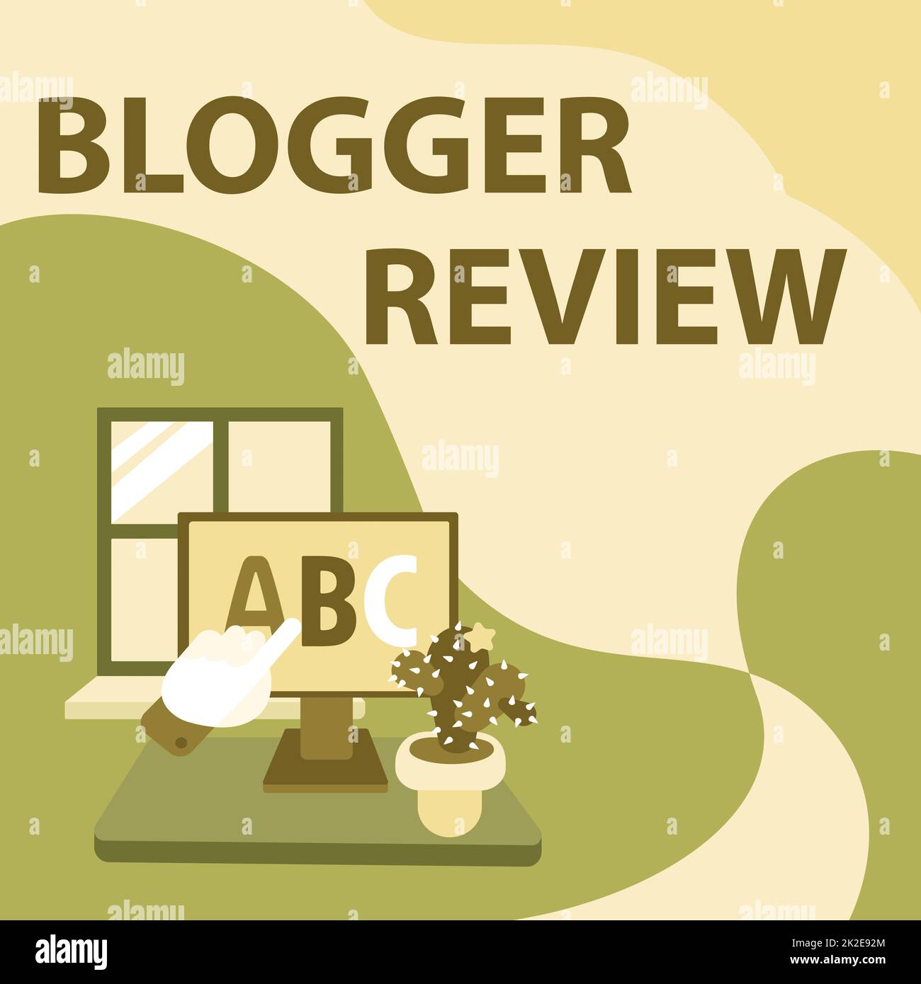 Conceptual display Blogger Review. Business overview making a critical ...