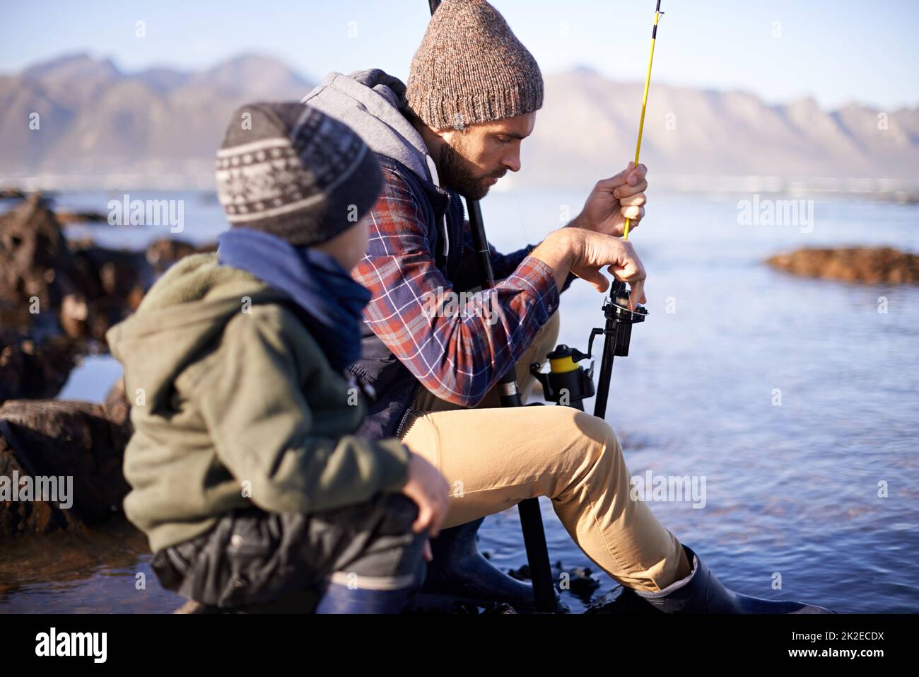 Small child fishing hi-res stock photography and images - Page 4 - Alamy
