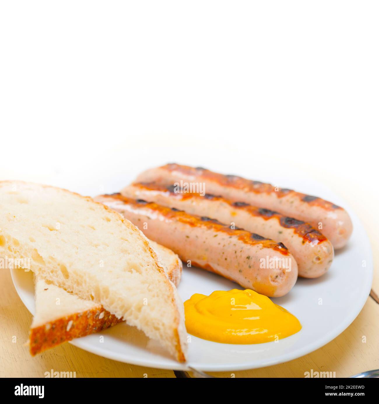 traditional German wurstel sausages Stock Photo Alamy