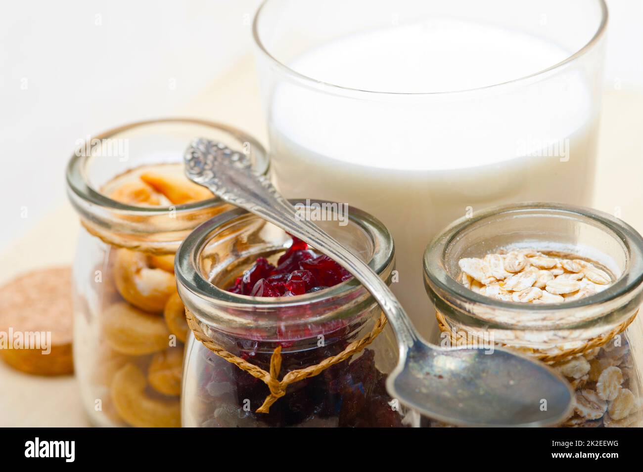 healthy breakfast ingredients Stock Photo - Alamy