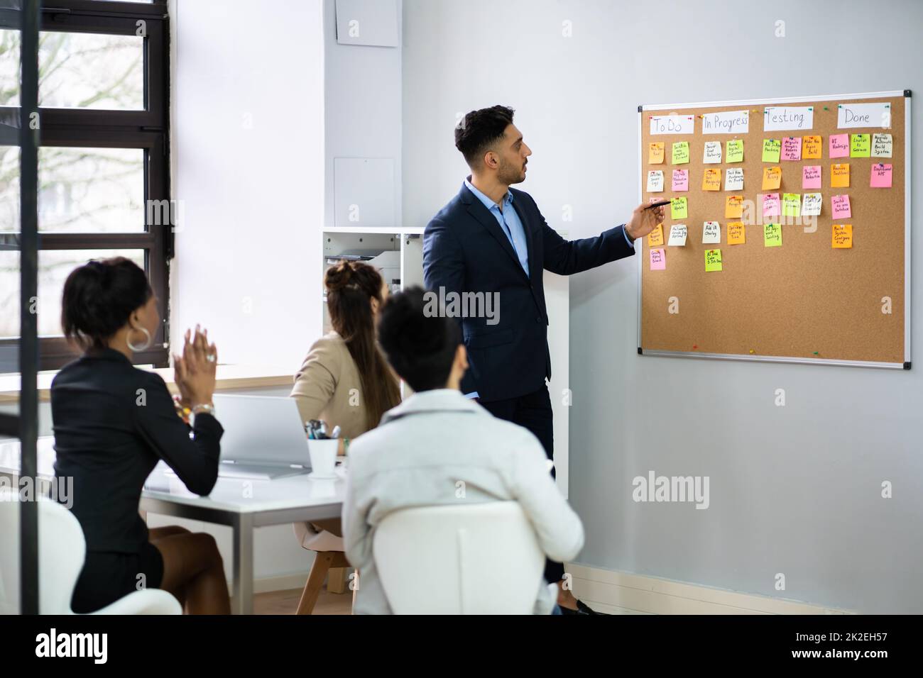 Agile Business Team Stock Photo