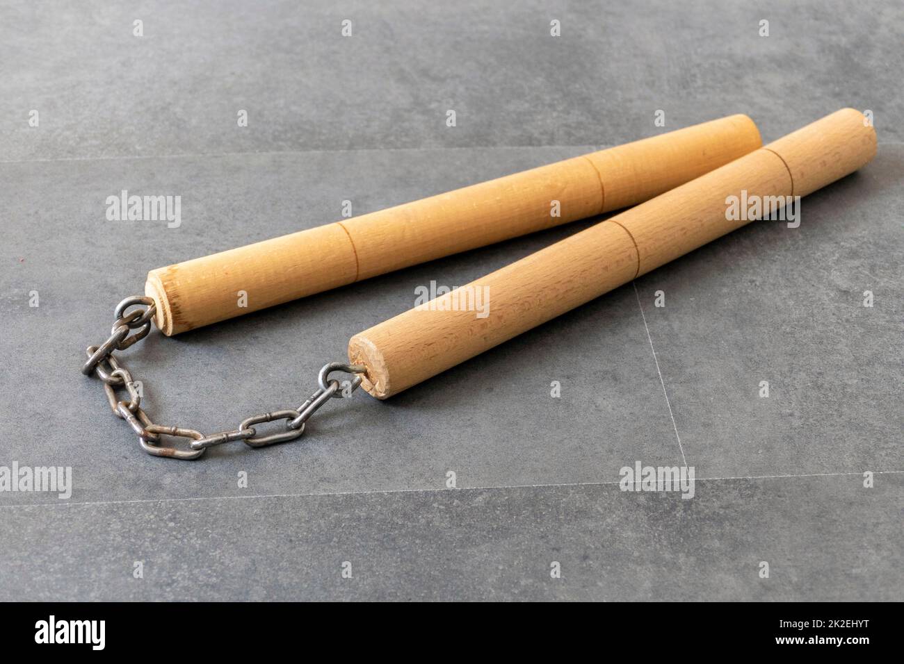 nunchaku, one of the closeup martial arts of the far east nunchaku