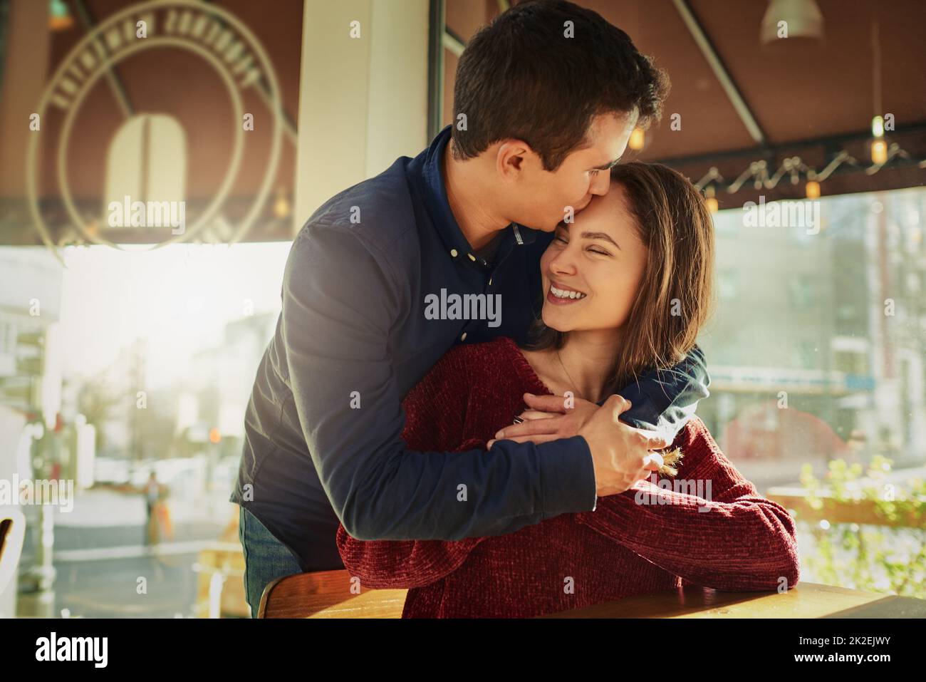 Soft Romantic Kisses For A First Date photo