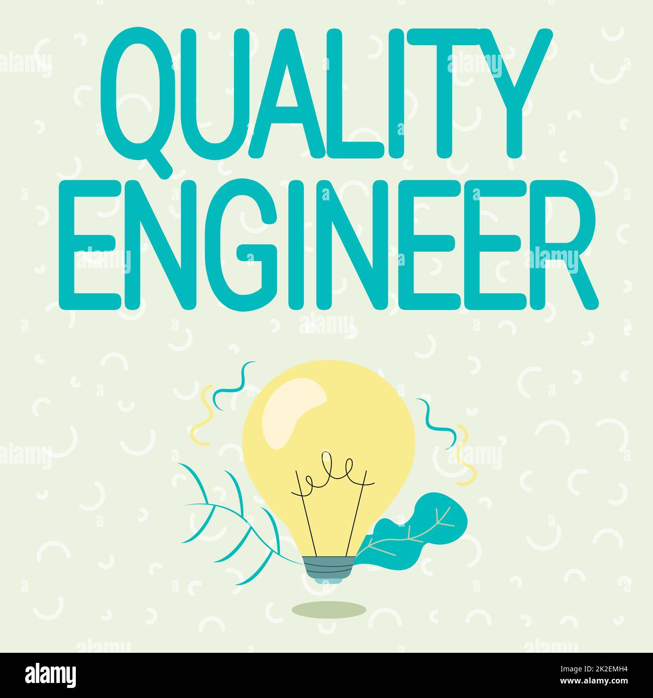 Text sign showing Quality Engineer. Business idea ensure the overall