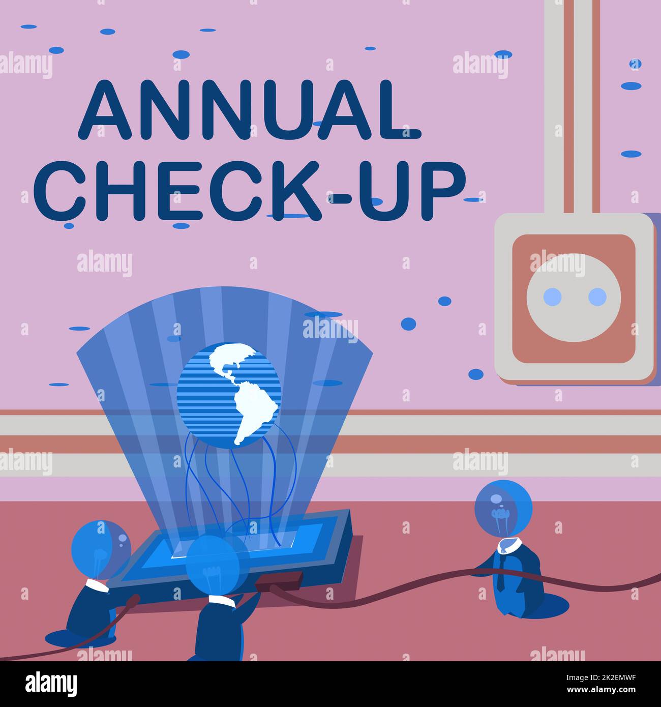 Health Status Checking Writing displaying text Annual Check Up. Word Written on Yearly ...