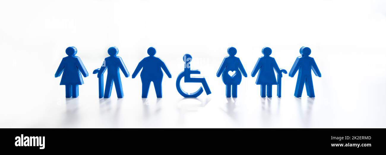 Inclusion And Equality Concept. Protect Diversity Stock Photo