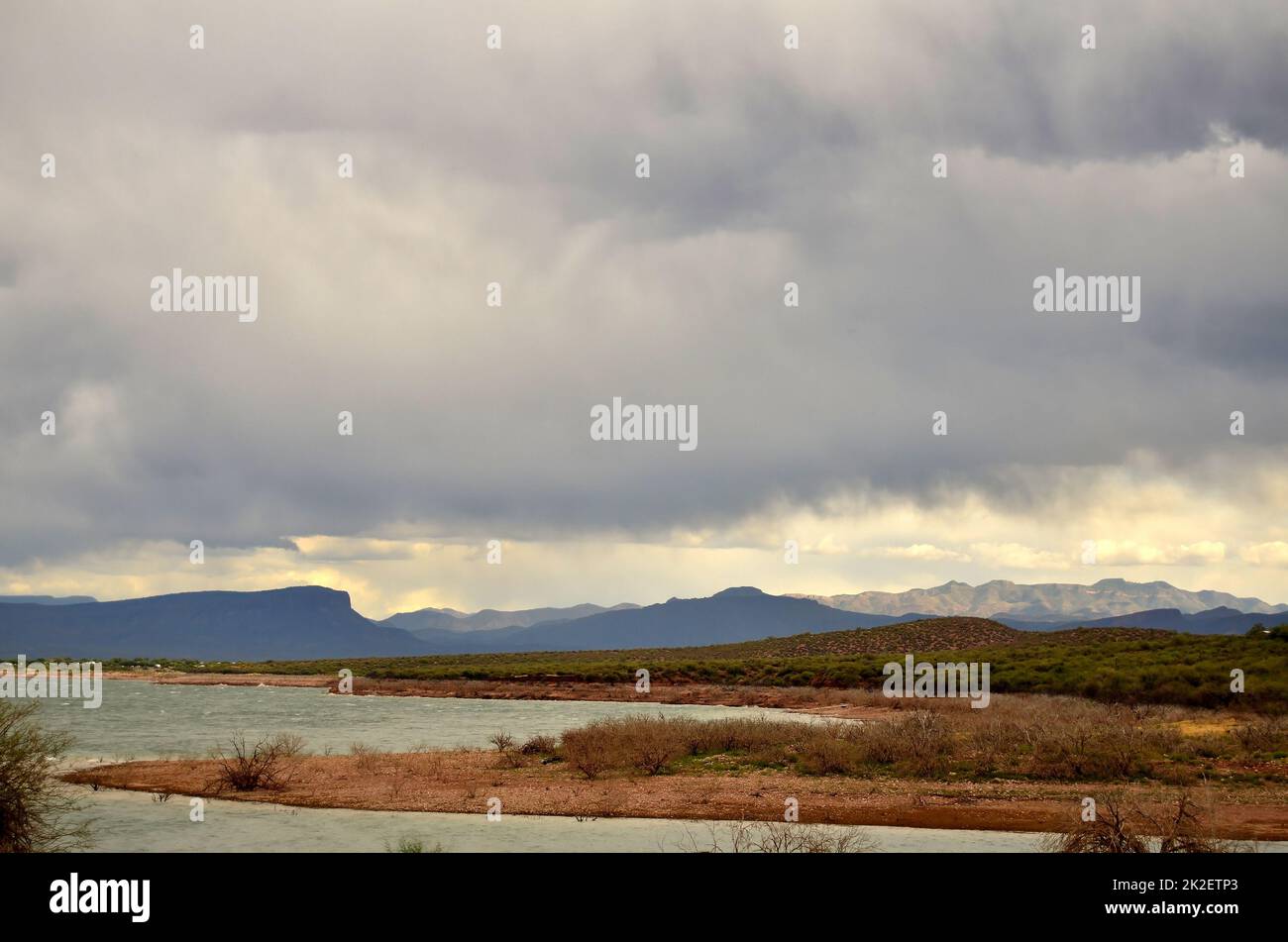 Roosevelt Lake Arizona Stock Photo