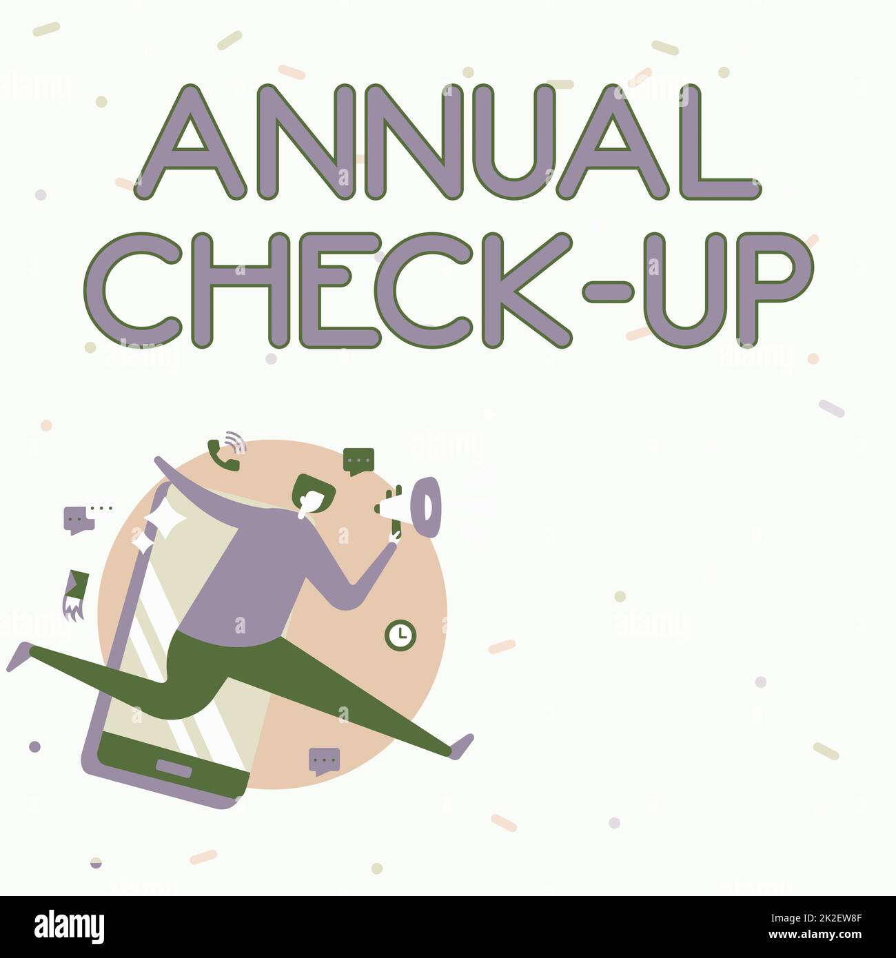 Handwriting text Annual Check Up. Conceptual photo Yearly evaluation and examination of person s