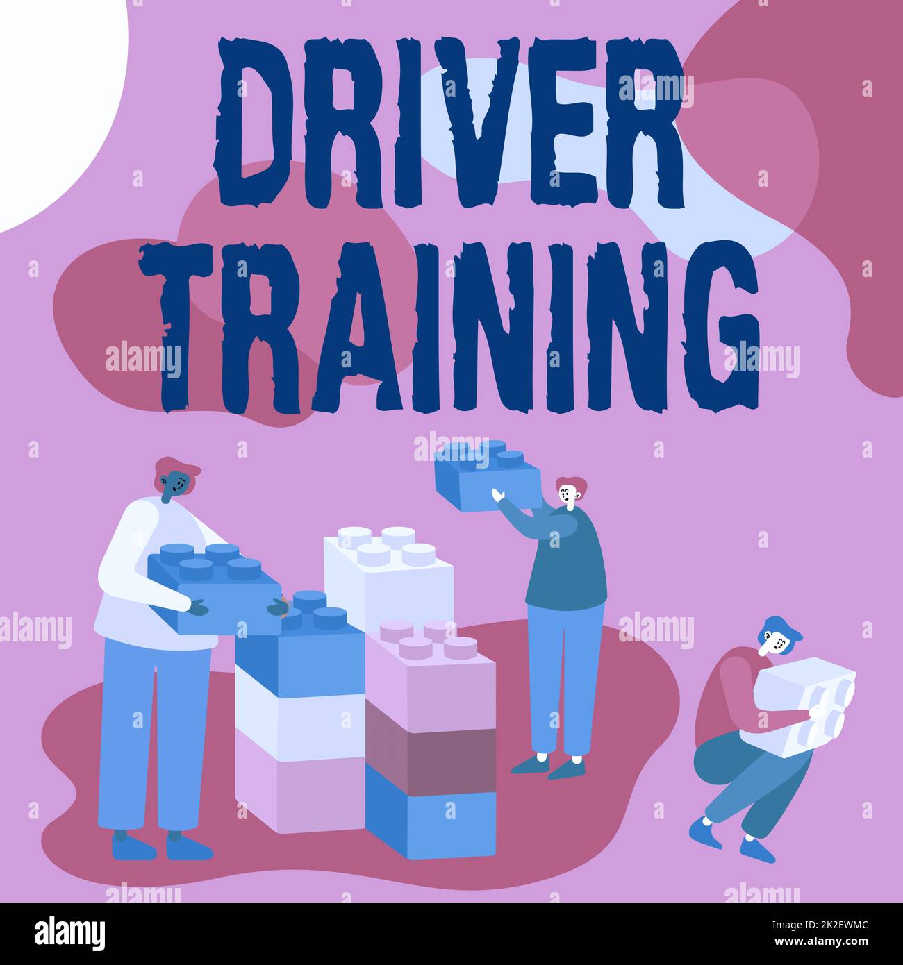 Conceptual display Driver Training. Business concept prepares a new ...