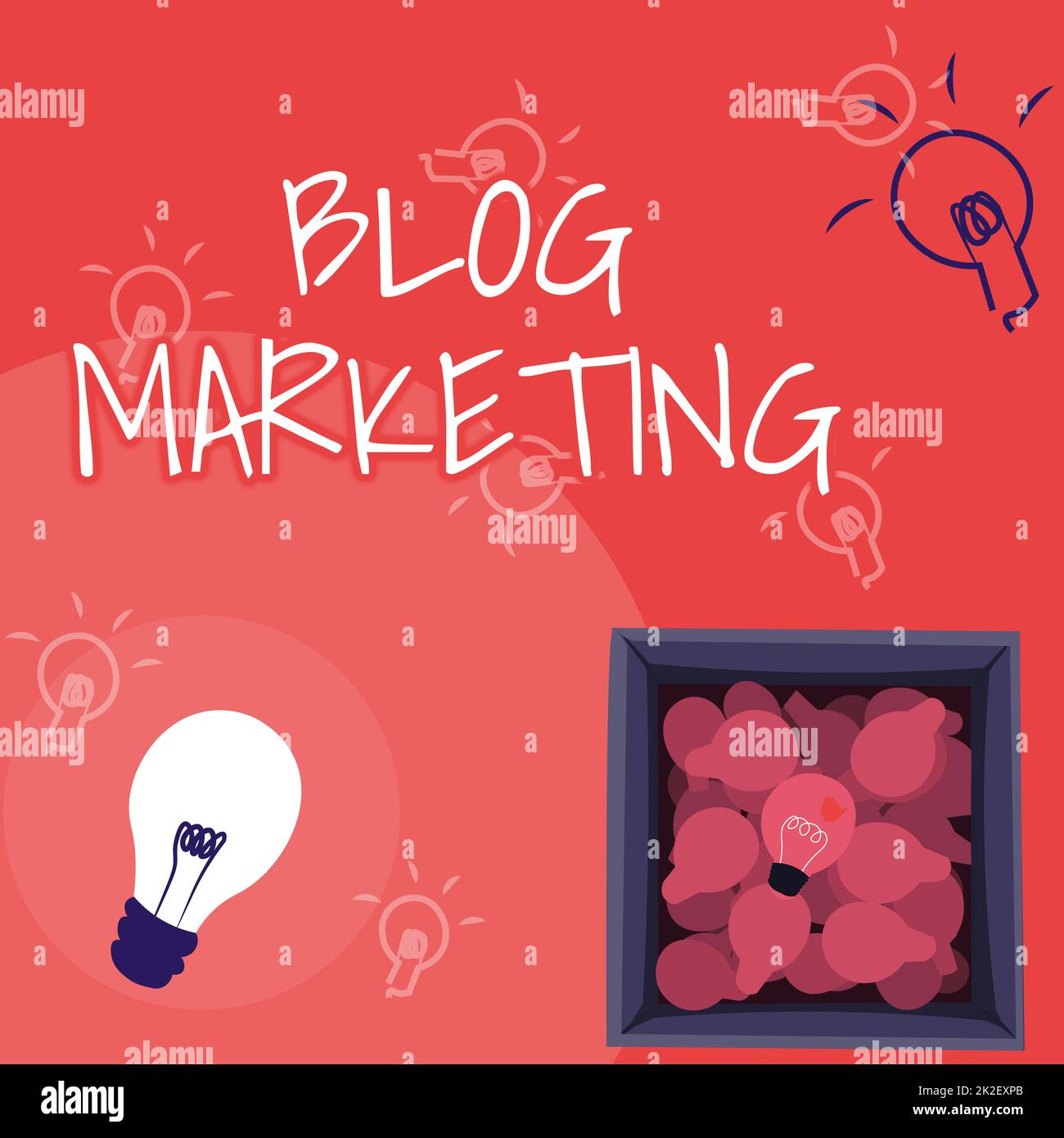 Sign displaying Blog Marketing. Concept meaning any process that