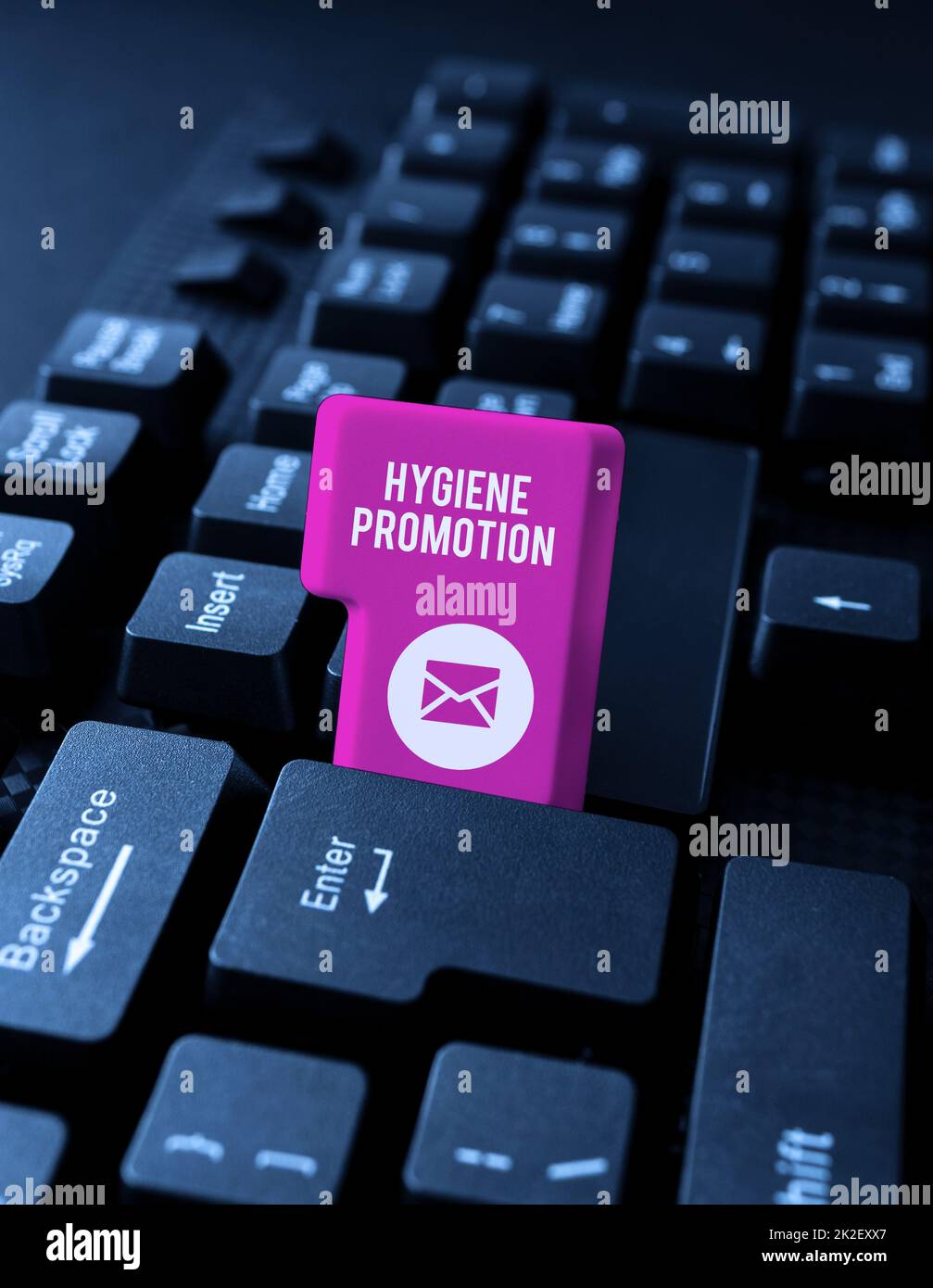 Sign displaying Hygiene Promotion. Word for systematic program to prevent related disease with sanitation Abstract Giving Story Writing Tips, Offering Online Bookkeeping Services Stock Photo