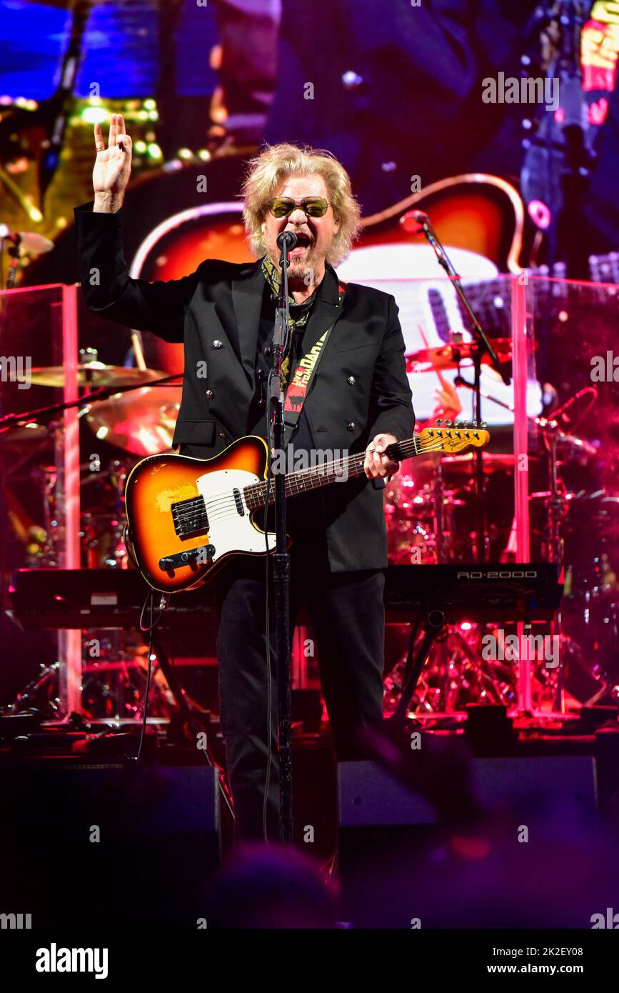 Redondo Beach, California September 16, 2022 - Daryl Hall of Hall and Oates performing on stage at BeachLife Ranch, Credit - Ken Howard/Alamy Stock Photo