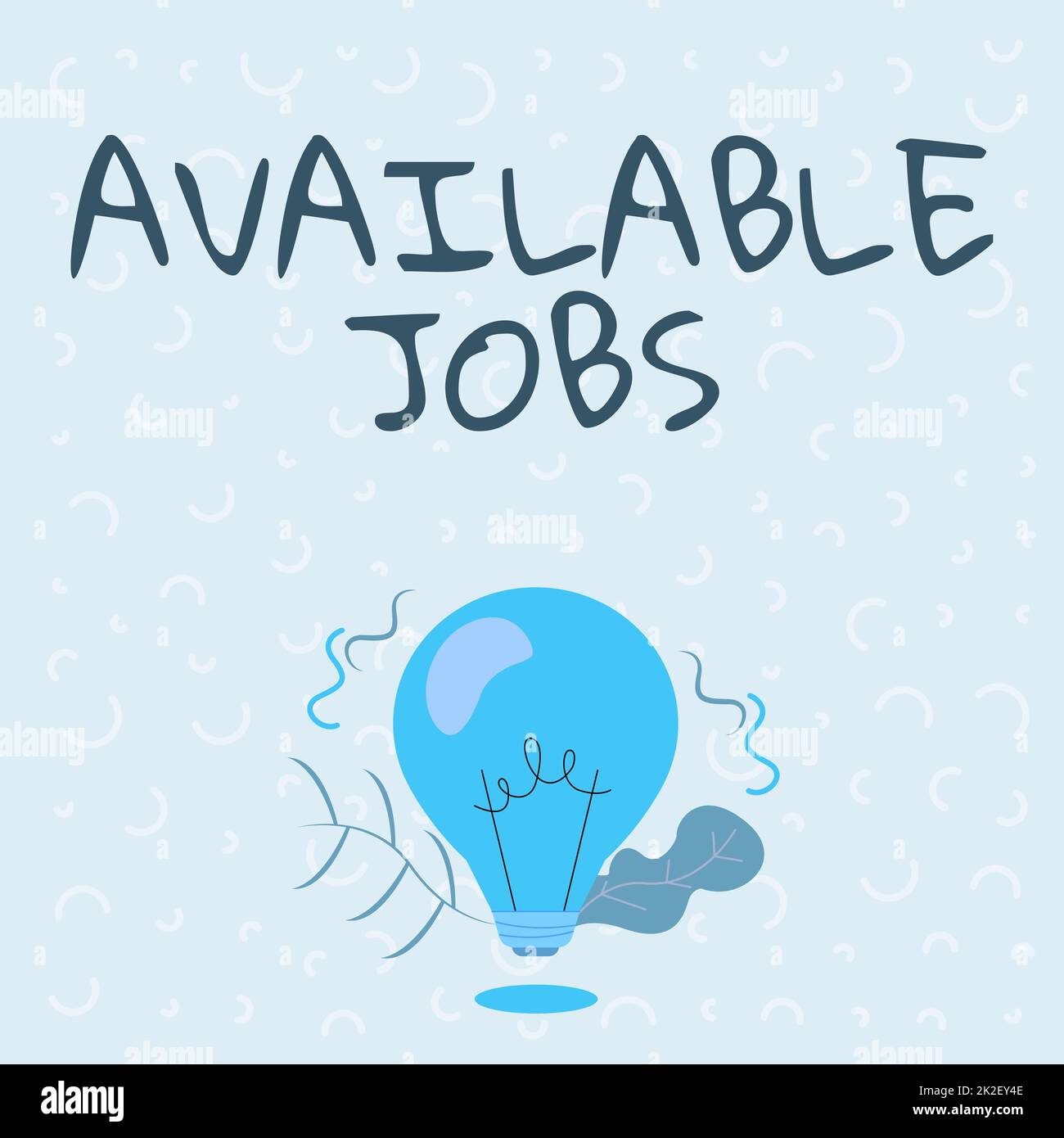 Writing displaying text Available Jobs. Business idea a job that is