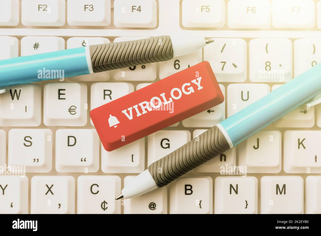 Conceptual display Virology. Business idea Virology Editing New Story Title, Typing Online Presentation Prompter Notes Stock Photo