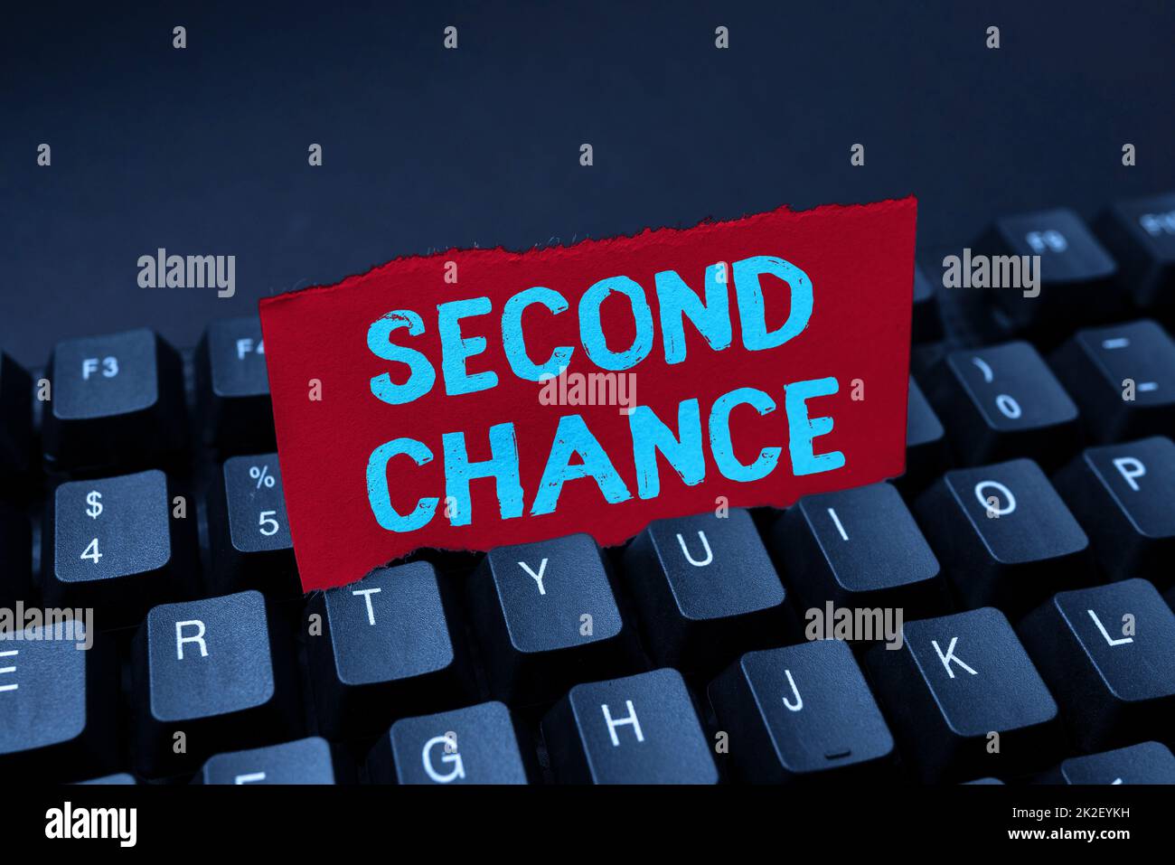 Sign displaying Second Chance. Business approach Giving another shot