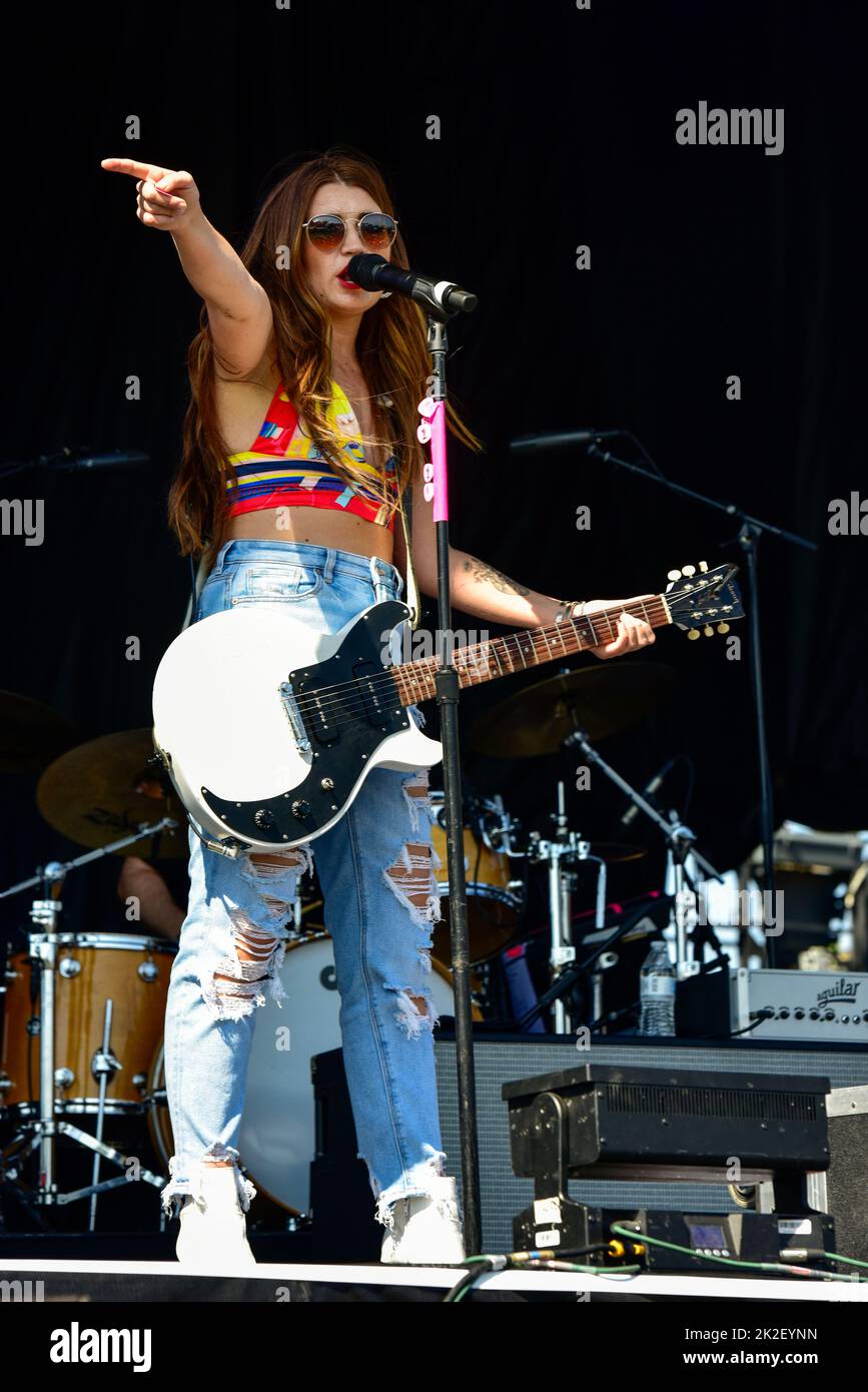Redondo Beach, California September 17, 2022 - Tenille Townes performing on stage at BeachLife Ranch, Credit - Ken Howard/Alamy Stock Photo