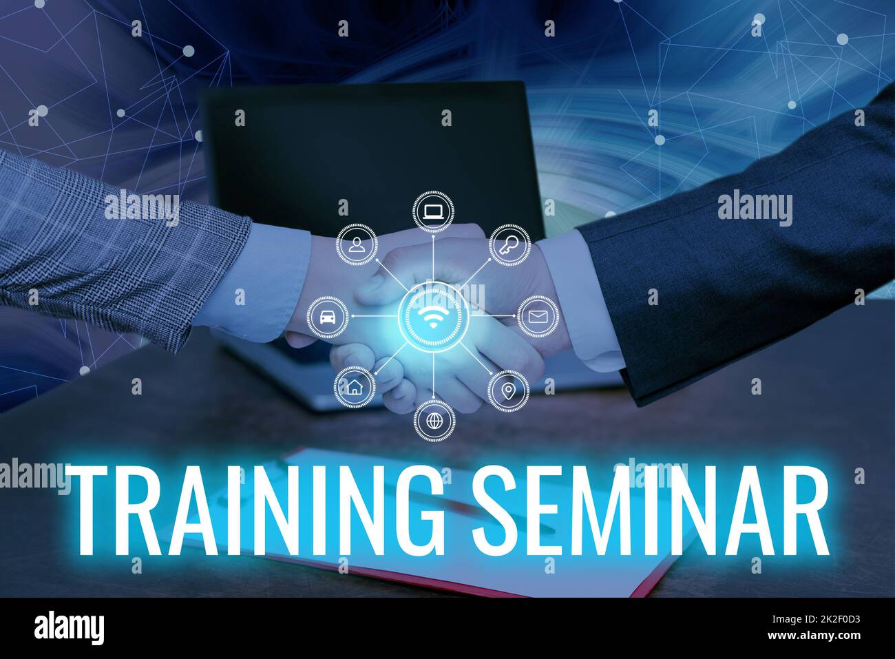 Text Sign Showing Training Seminar. Business Approach Academic ...