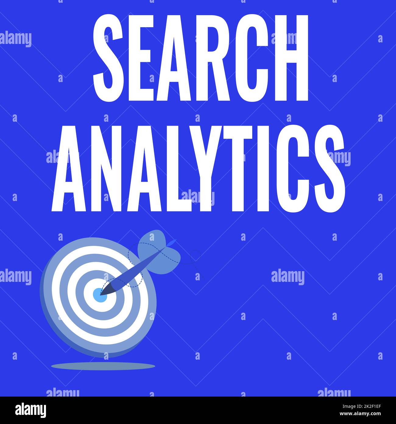 Conceptual caption Search Analytics. Business showcase investigate particular interactions among Web searchers Presenting Message Hitting Target Concept, Abstract Announcing Goal Stock Photo