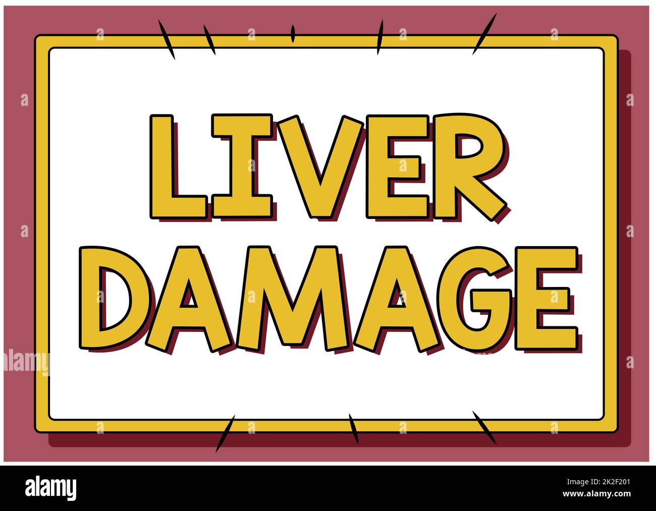 Inspiration showing sign Liver Damage. Business showcase any disorder of the liver Cirrhosis or scarring of the liver Line Illustrated Backgrounds With Various Shapes And Colours. Stock Photo
