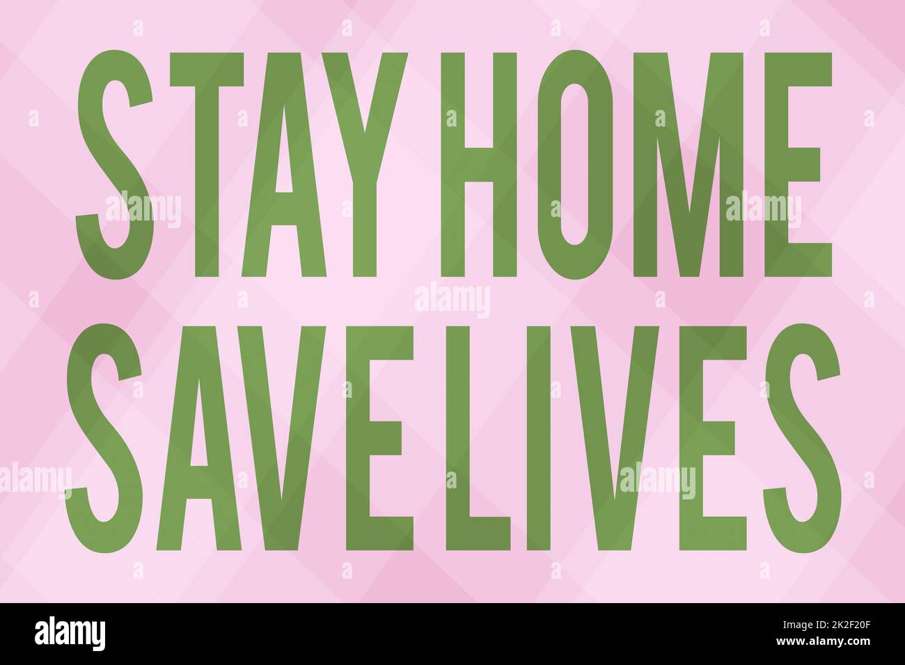 Inspiration showing sign Stay Home Save Lives. Word for lessen the number of infected patients by not leaving the house Line Illustrated Backgrounds With Various Shapes And Colours. Stock Photo