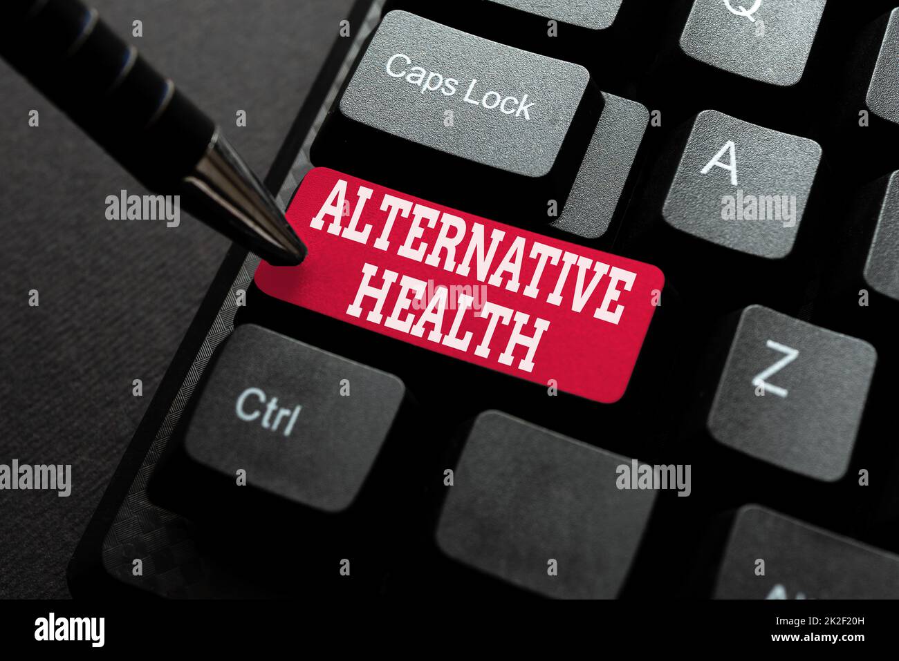 Text showing inspiration Alternative Health. Concept meaning medical