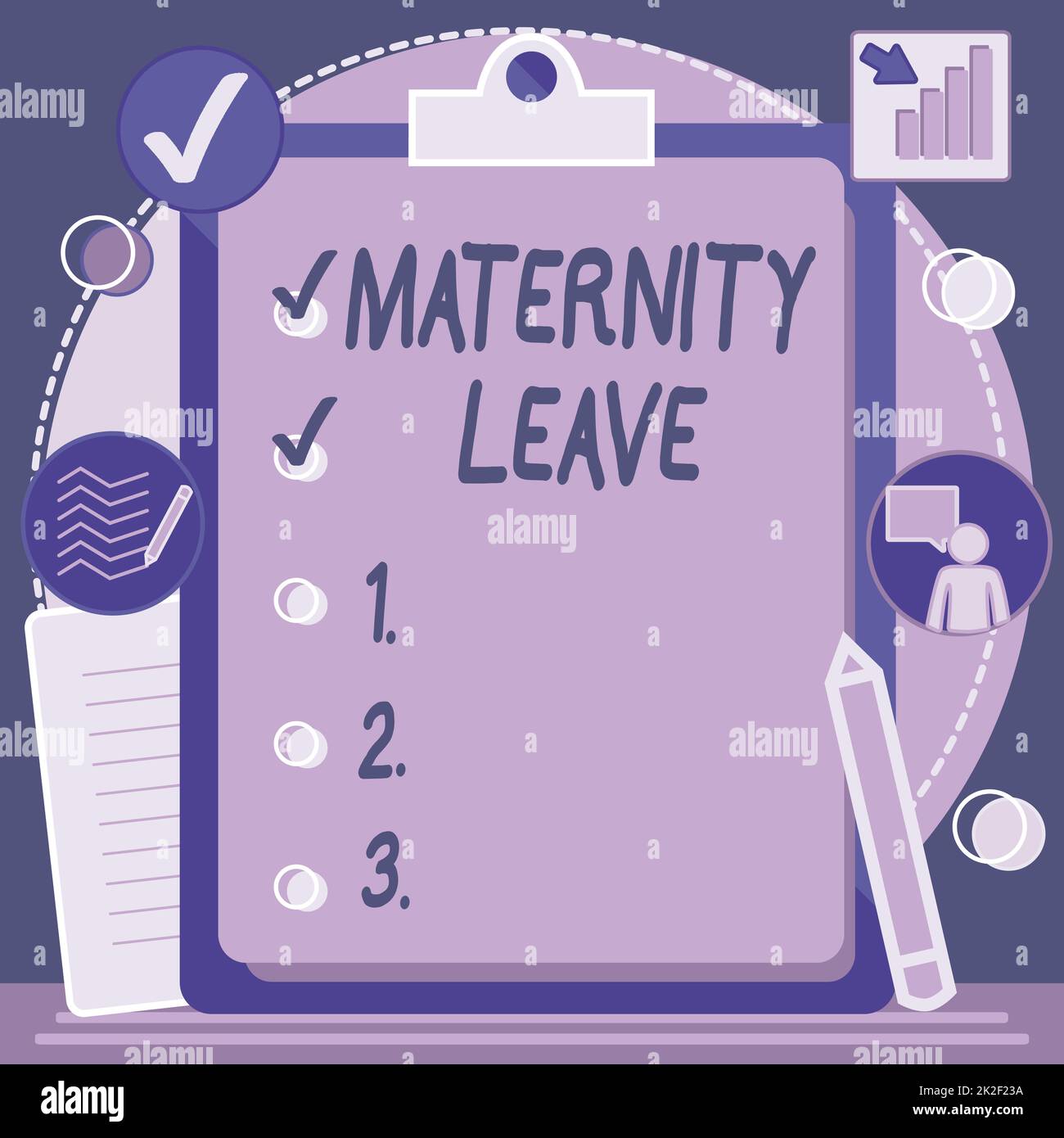 Writing displaying text Maternity Leave. Business concept the leave of