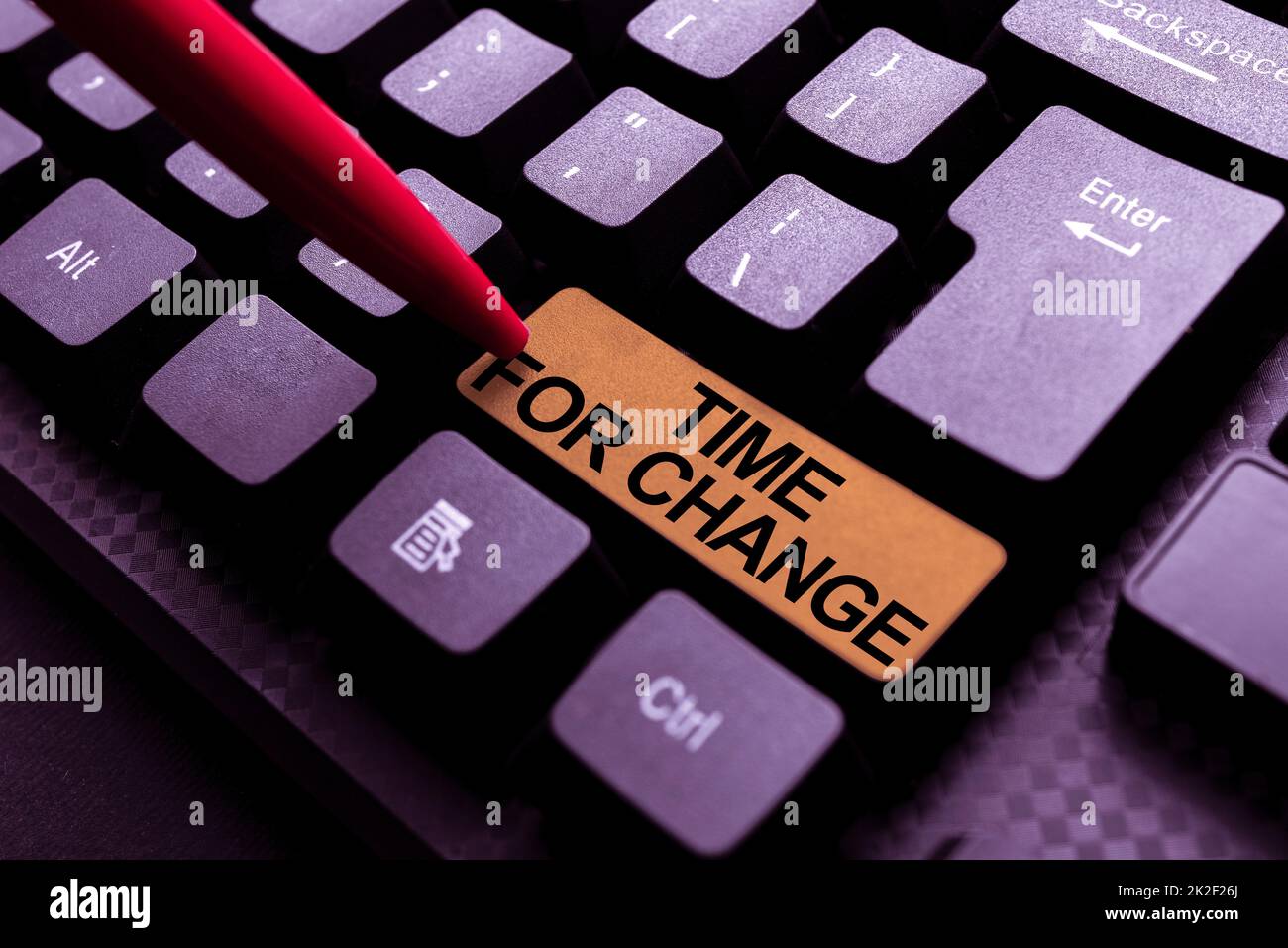 Handwriting text Time For Change. Concept meaning Changing Moment Evolution New Beginnings Chance to Grow Connecting With Online Friends, Making Acquaintances On The Internet Stock Photo