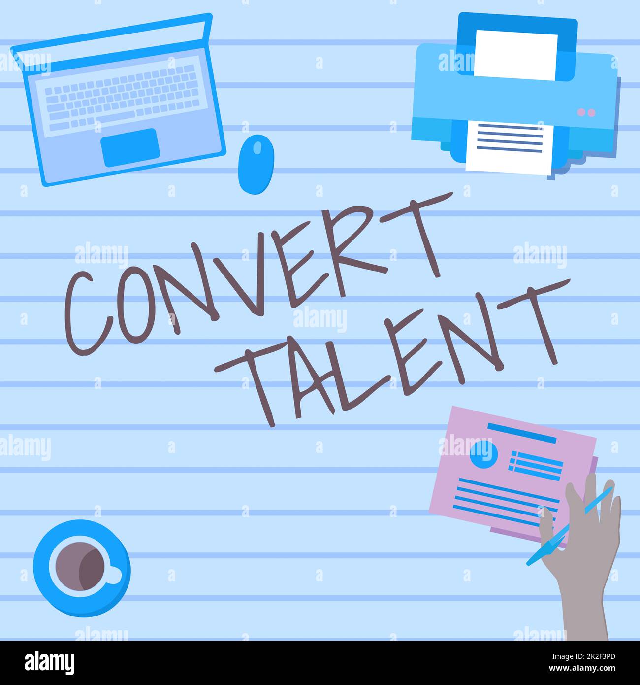 Inspiration showing sign Convert Talent. Word Written on to bring over
