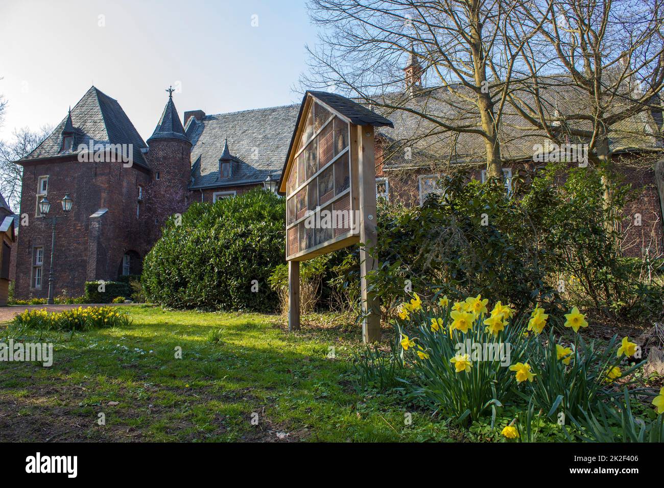 town hall in Issum, North Rhine Westphalia, Germany Stock Photo