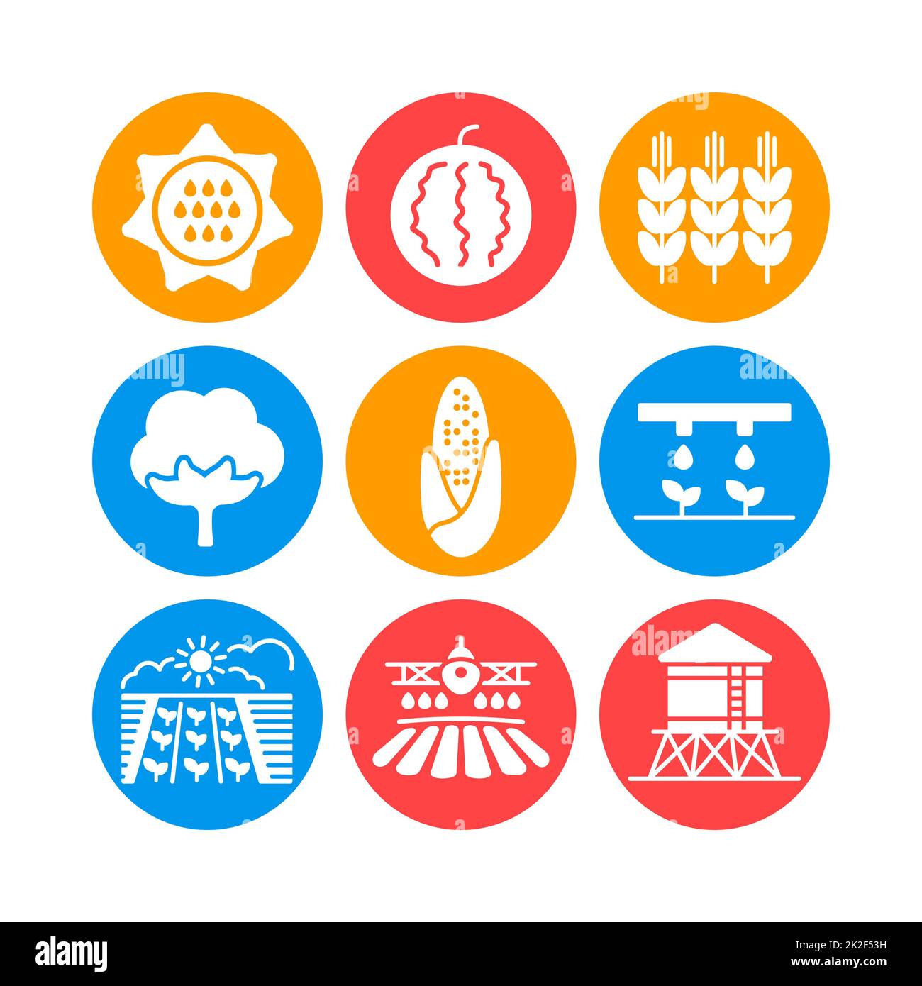 Farm Field vector glyph icon. Agriculture sign Stock Photo Alamy