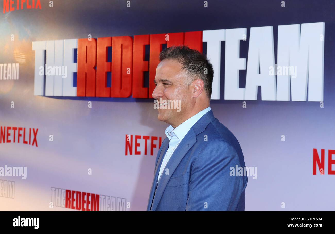 Hollywood, USA. 22nd Sep, 2022. John Weinbach arrives at The Special Screening of Netflix THE REDEEM TEAM held at The Tudum Theater in Hollywood, CA on Thursday, September 22, 2022 . (Photo By Juan Pablo Rico/Sipa USA) Credit: Sipa USA/Alamy Live News Stock Photo