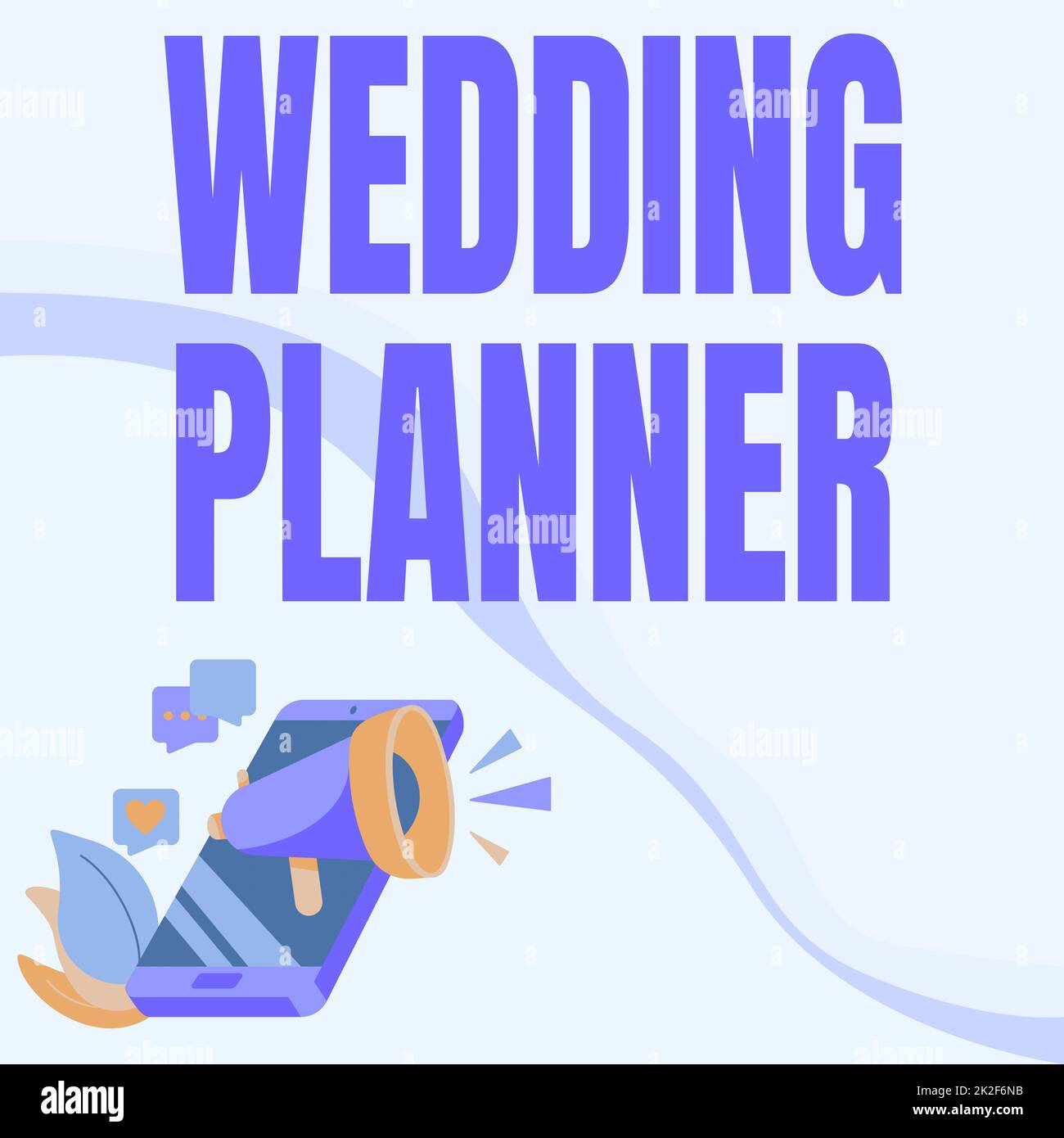 Conceptual caption Wedding Planner. Business approach Wedding Planner