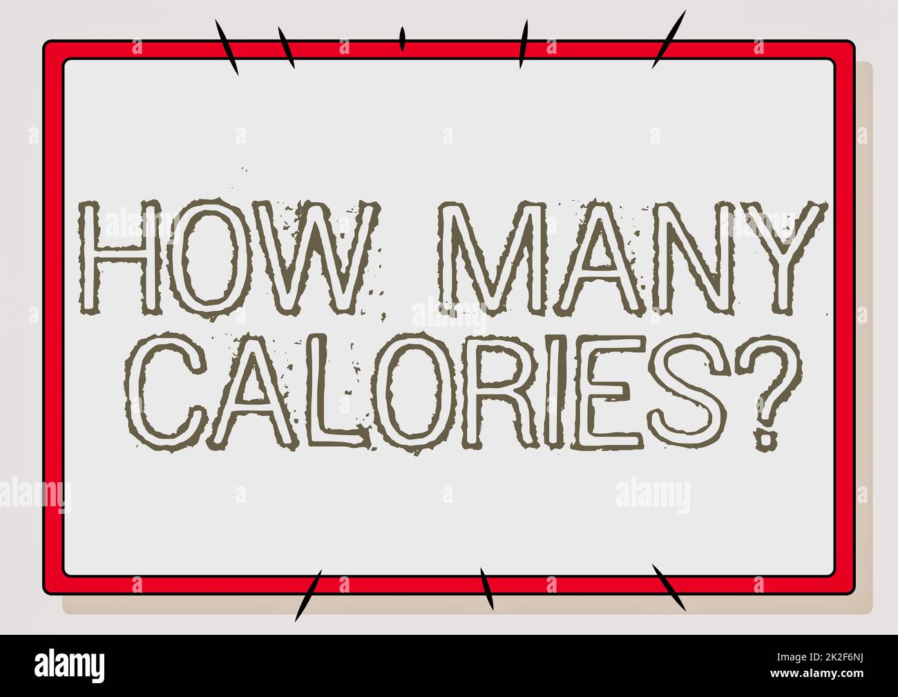 Conceptual display How Many Calories Question. Word for asking how much energy our body could