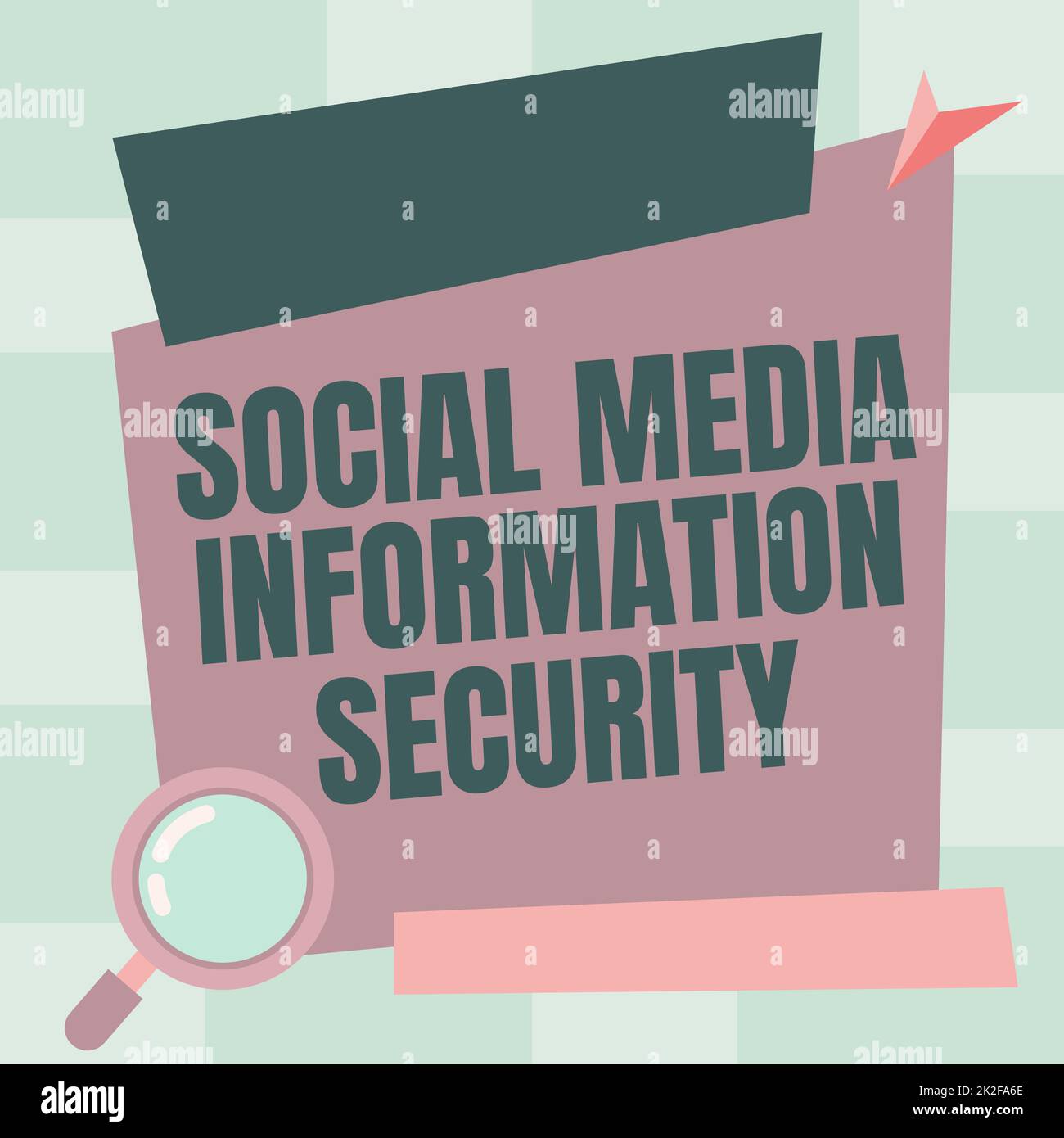 Hand writing sign Social Media Information Security. Business overview