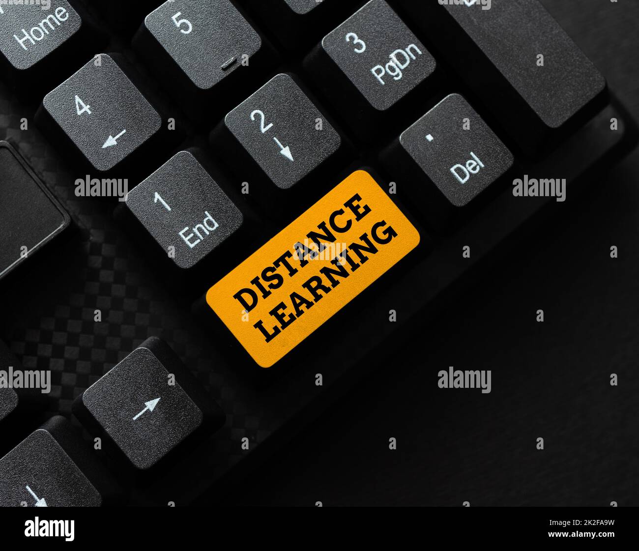 Inspiration showing sign Distance Learning. Business approach educational lectures broadcasted over the Internet remotely Connecting With Online Friends, Making Acquaintances On The Internet Stock Photo