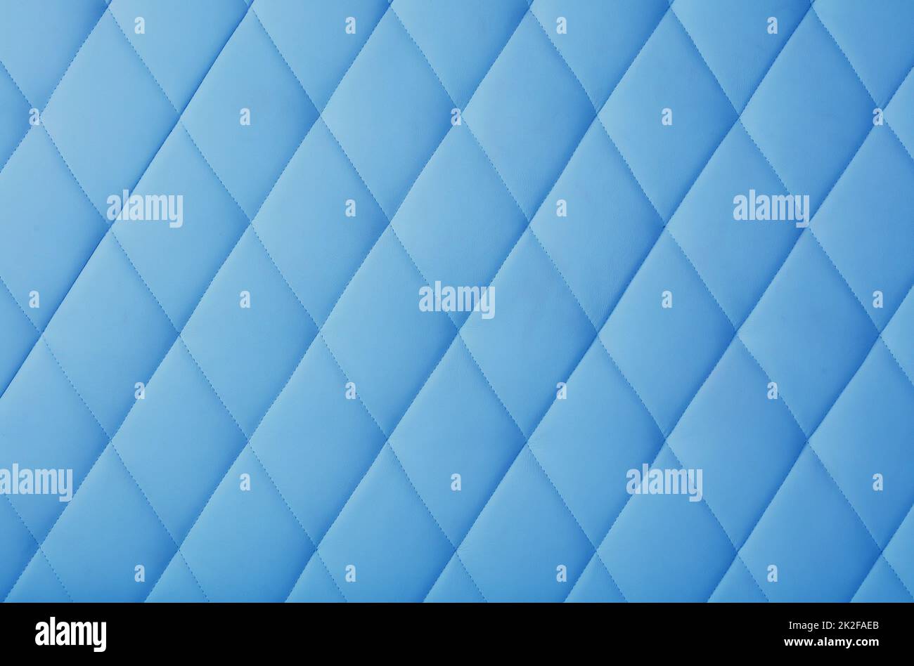 Blue leather upholstery background texture Stock Photo
