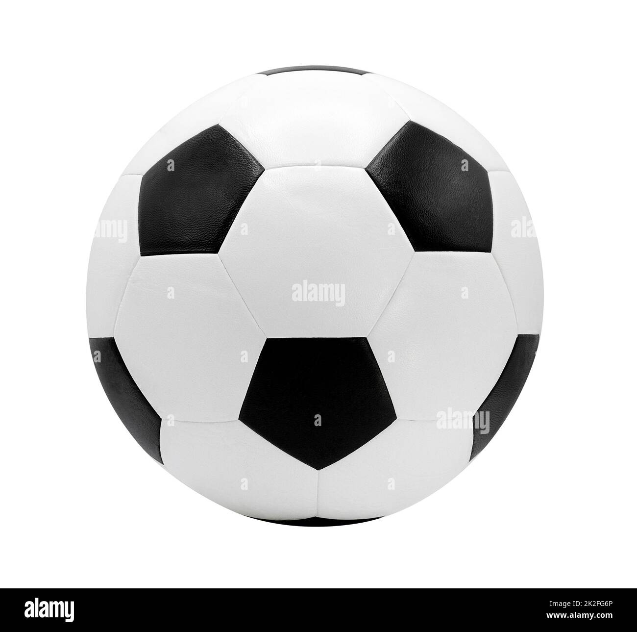 soccer ball isolated on white with clipping path Stock Photo