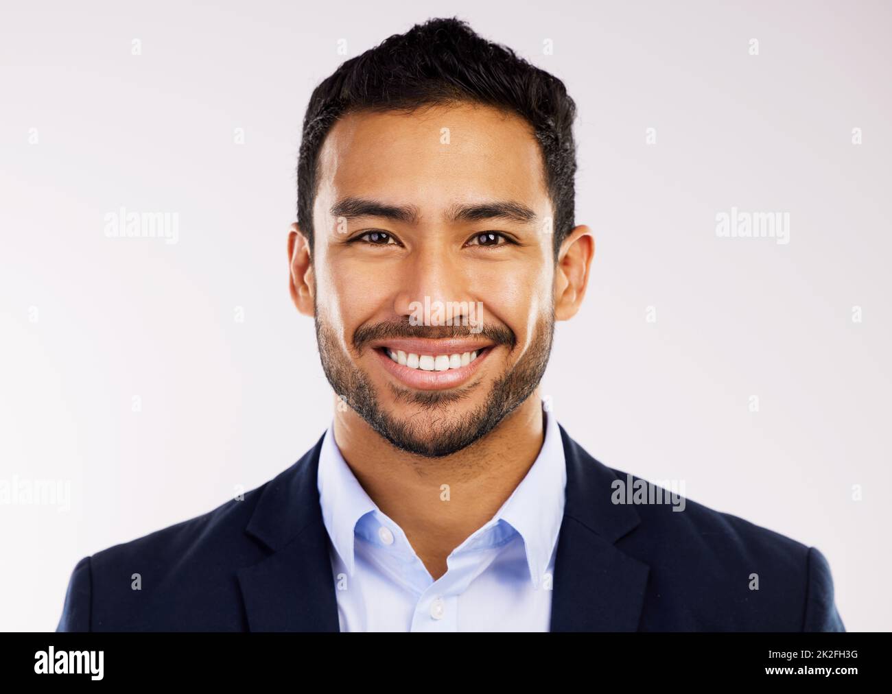 Only in the darkness can you see the stars. Studio shot of a handsome