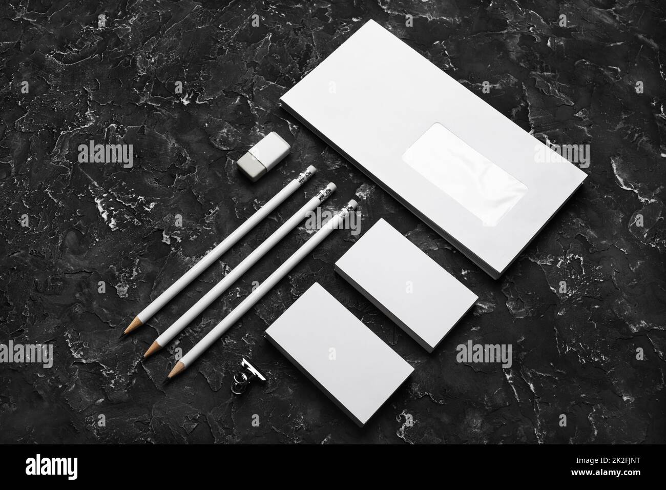 Blank stationery template Stock Photo - Alamy