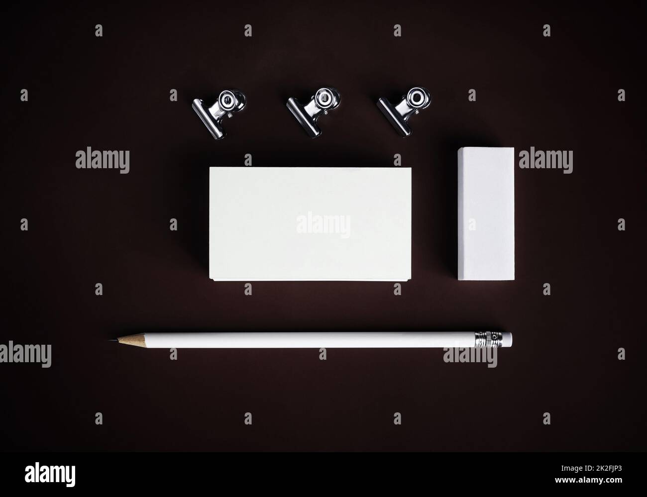 Blank Stationery Set Stock Photo Alamy