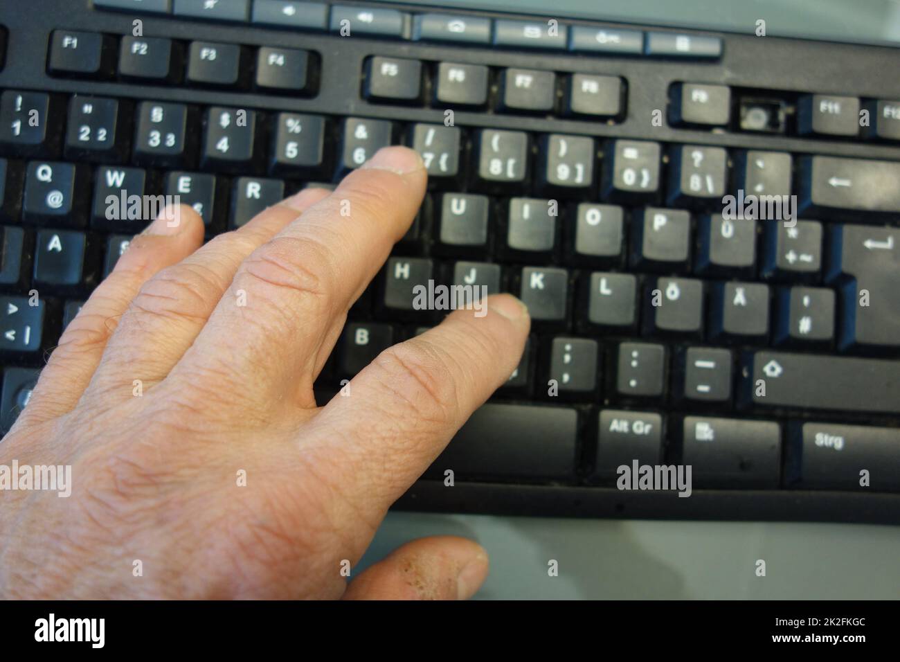 computer keyboard for electronic communication Stock Photo - Alamy