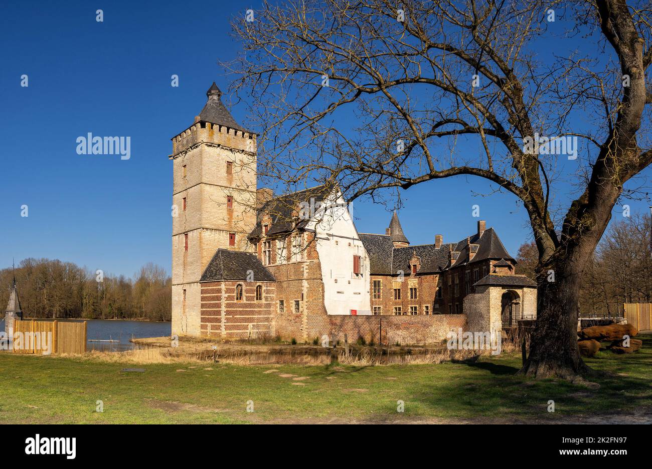 Castle van Horst in Belgium Stock Photo