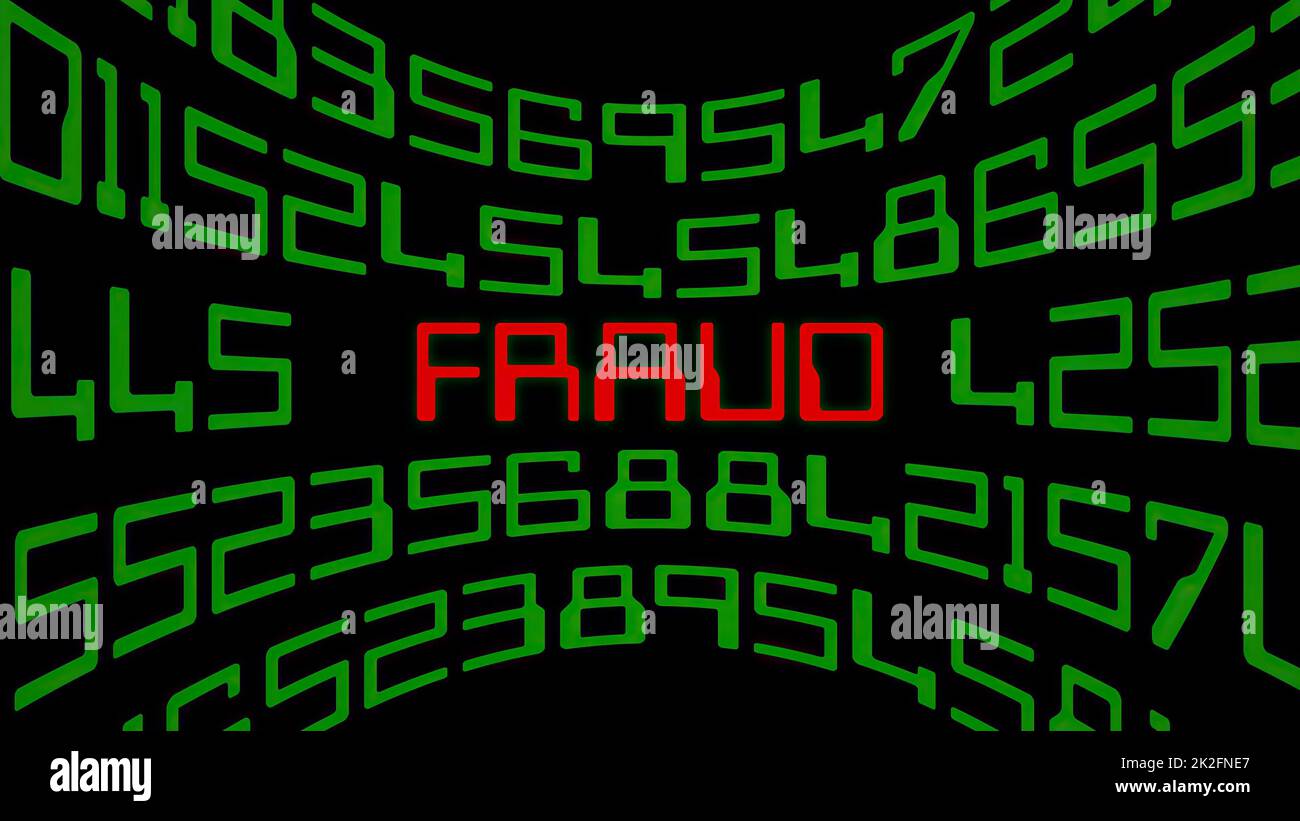 Identity Fraud Decoding Decoding fraud process on the screen Stock Photo - Alamy