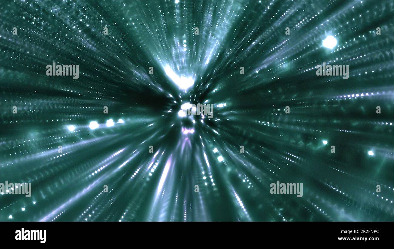 Drive Through Hyperspace Tunnel Motion Stock Photo Alamy