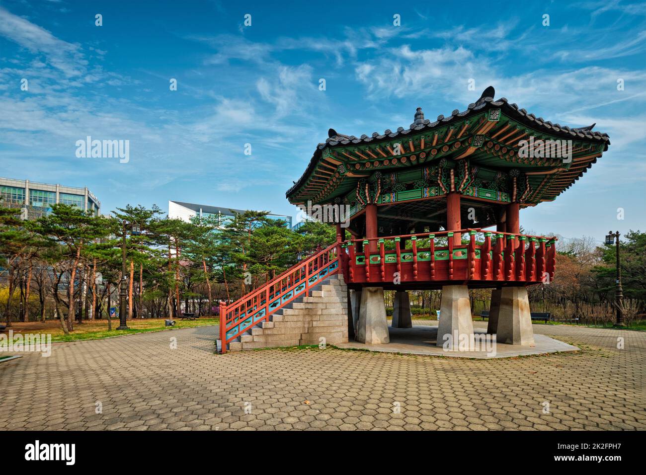 Yeouido Park in Seoul, Korea Stock Photo